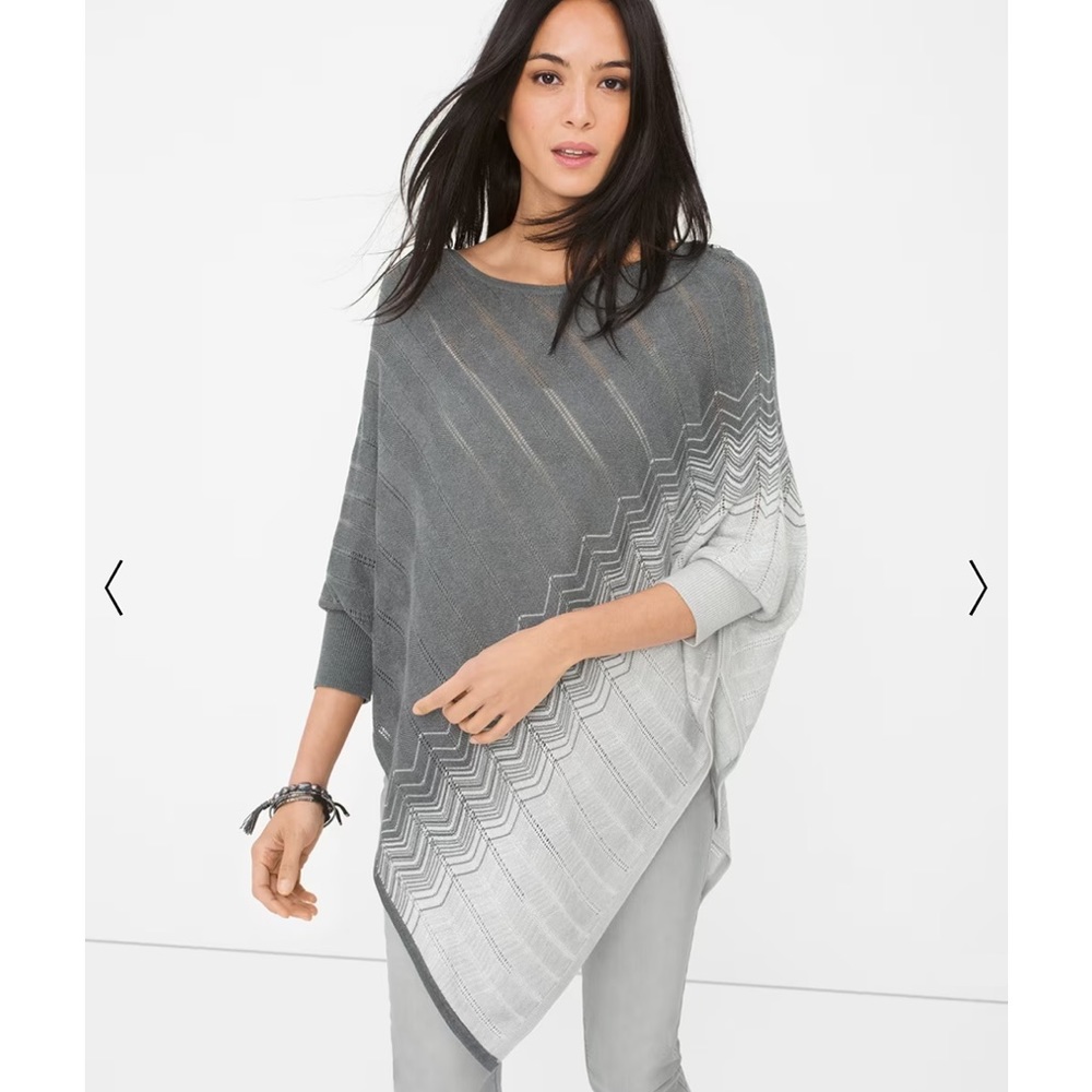 White House Black Market Sweater Poncho